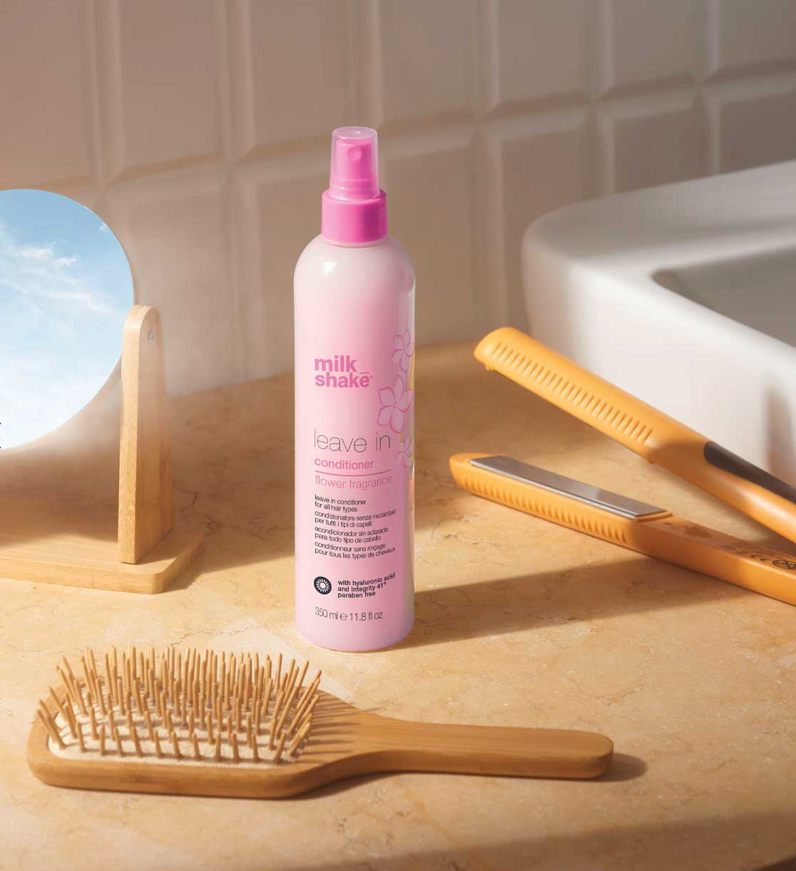 milk_shake leave in conditioner flower
